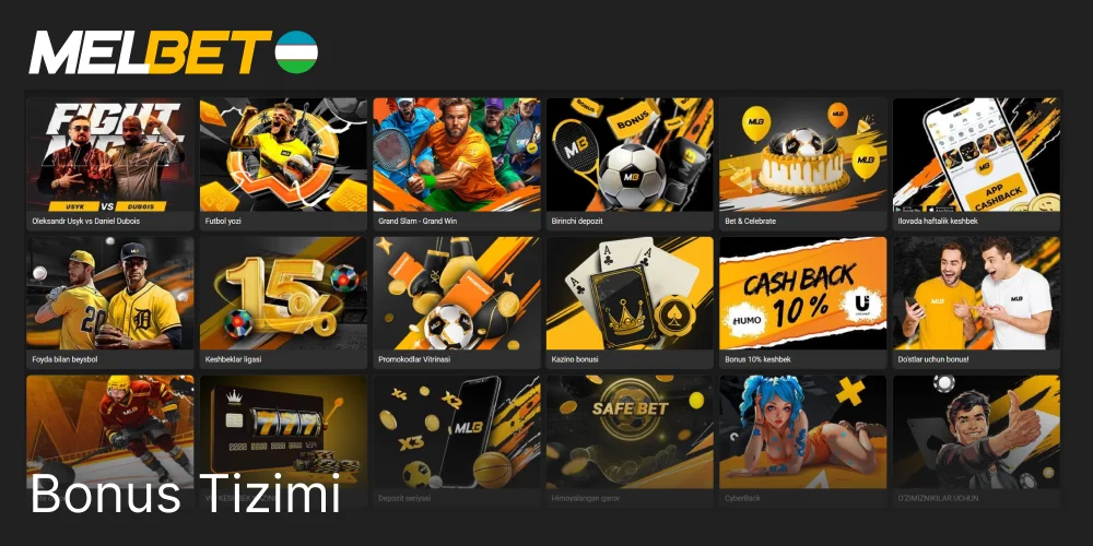 Melbet Oʻzbekistonda yangi va muntazam foydalanuvchilar uchun foydali bonus va aksiyalar taklif etadi